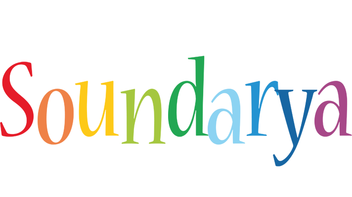 Soundarya birthday logo