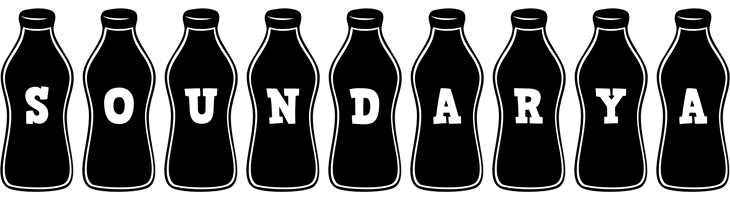 Soundarya bottle logo