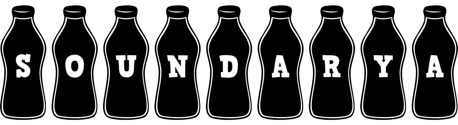 Soundarya bottle logo