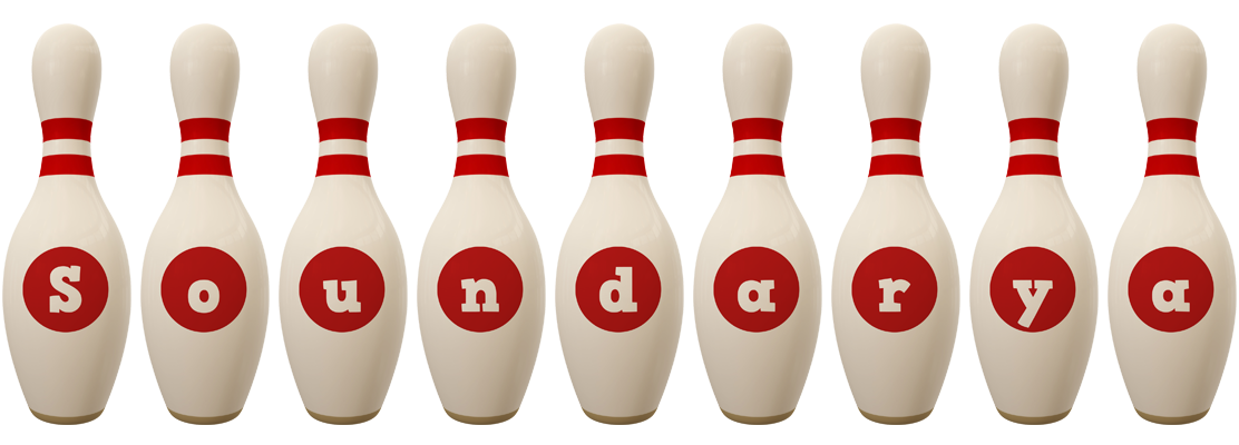 Soundarya bowling-pin logo