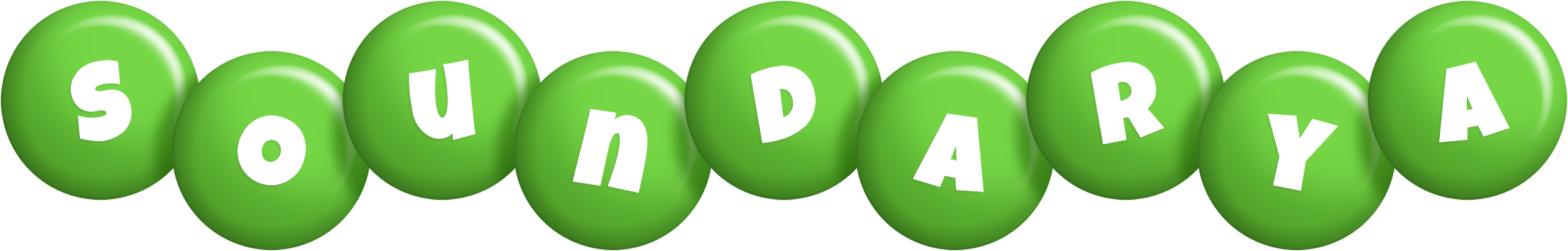 Soundarya candy-green logo