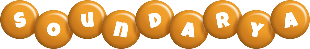 Soundarya candy-orange logo