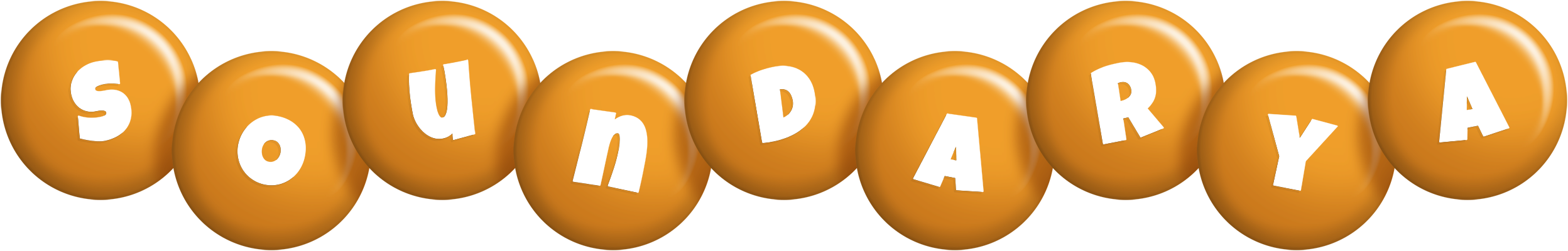Soundarya candy-orange logo