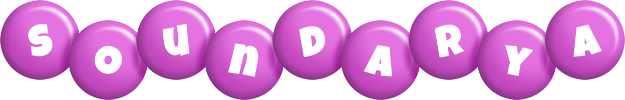 Soundarya candy-purple logo
