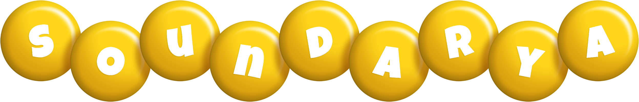 Soundarya candy-yellow logo