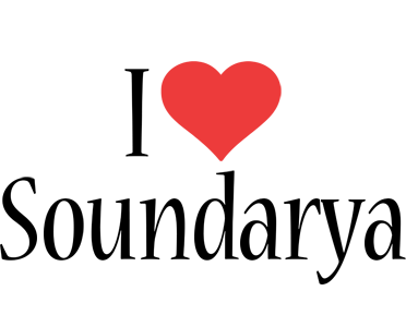 Soundarya i-love logo
