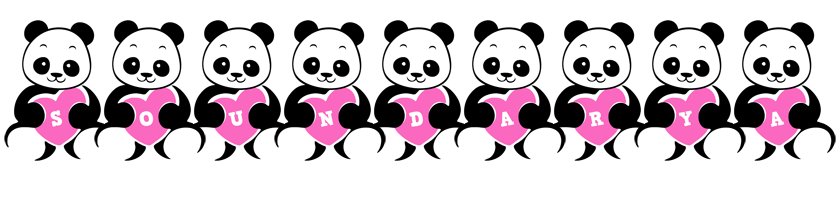 Soundarya love-panda logo