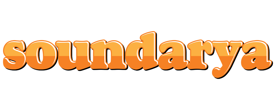 Soundarya orange logo