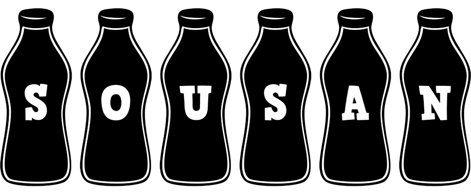 Sousan bottle logo
