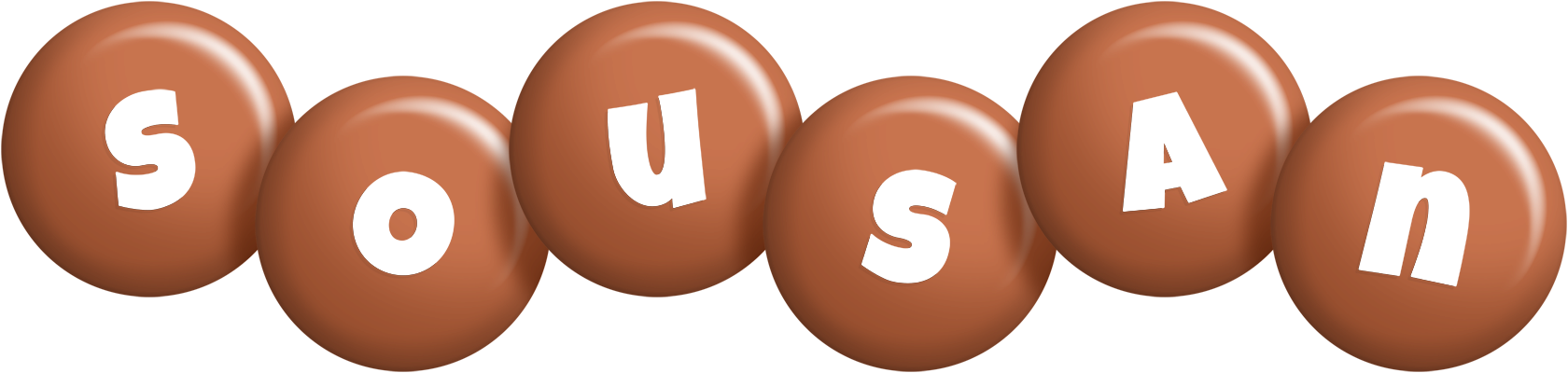 Sousan candy-brown logo