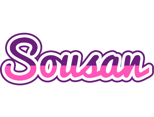 Sousan cheerful logo