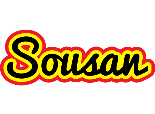 Sousan flaming logo