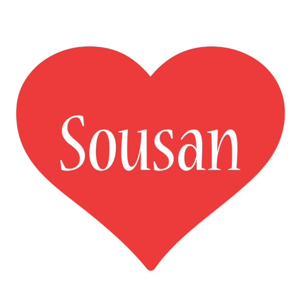 Sousan love logo