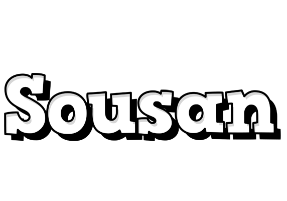 Sousan snowing logo