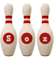 Soz bowling-pin logo
