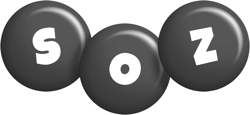 Soz candy-black logo