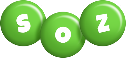 Soz candy-green logo