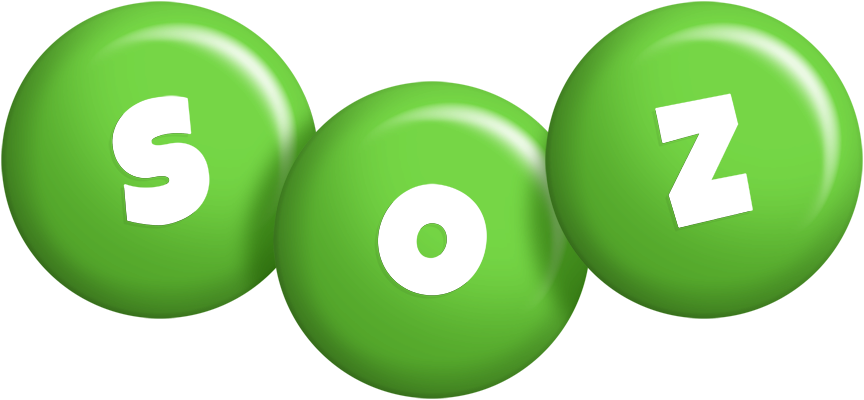 Soz candy-green logo