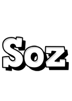 Soz snowing logo
