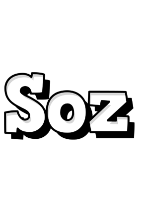 Soz snowing logo