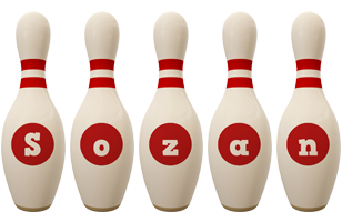 Sozan bowling-pin logo