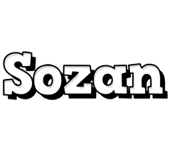 Sozan snowing logo