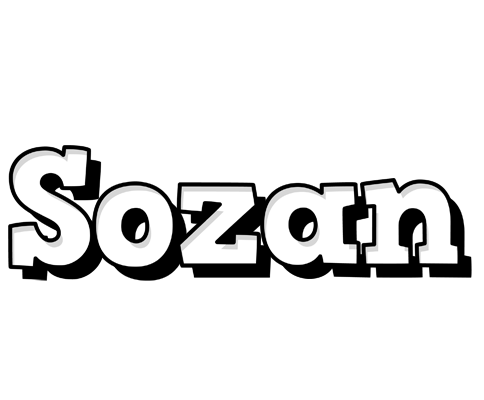 Sozan snowing logo