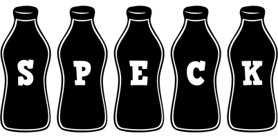 Speck bottle logo