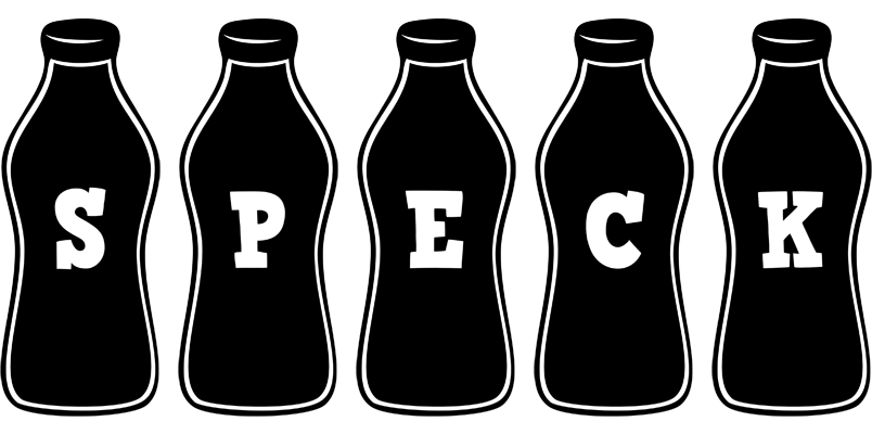 Speck bottle logo