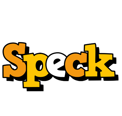 Speck cartoon logo