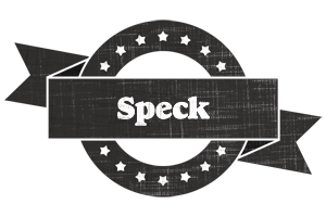 Speck grunge logo