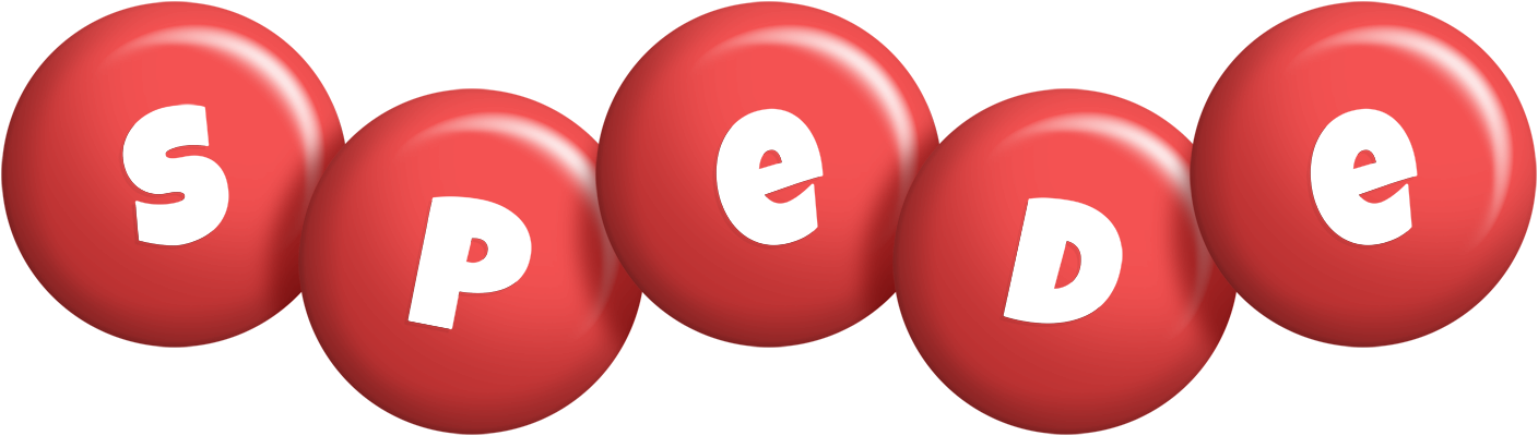 Spede candy-red logo