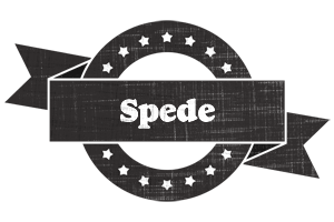 Spede grunge logo