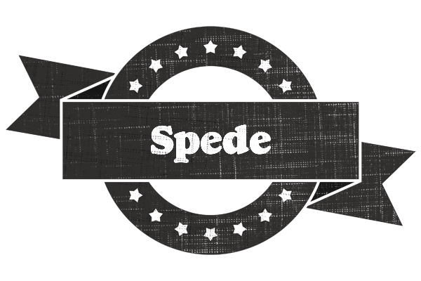 Spede grunge logo