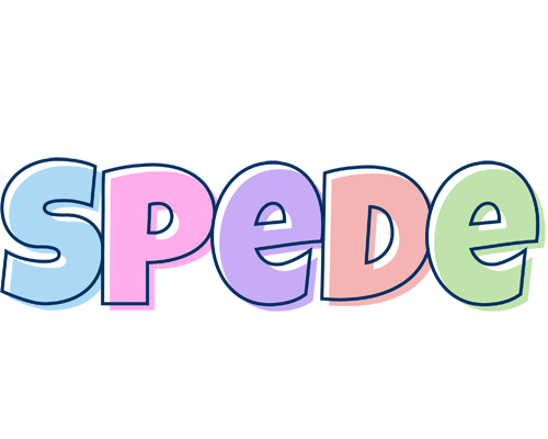 Spede pastel logo