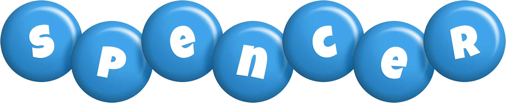 Spencer candy-blue logo