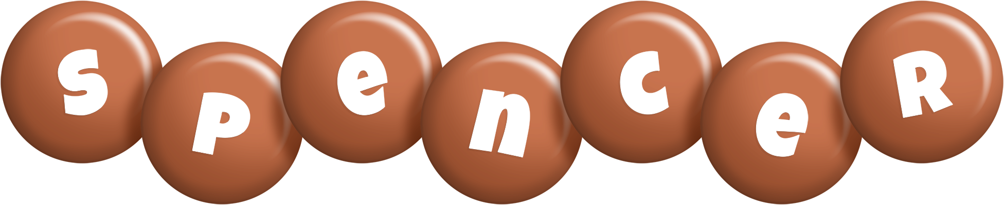 Spencer candy-brown logo