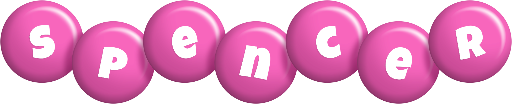 Spencer candy-pink logo