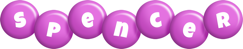 Spencer candy-purple logo