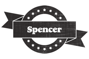 Spencer grunge logo