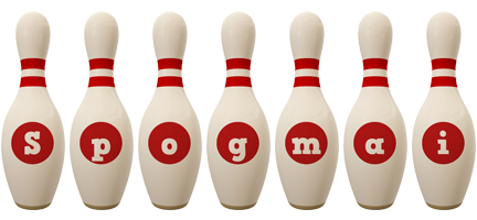 Spogmai bowling-pin logo