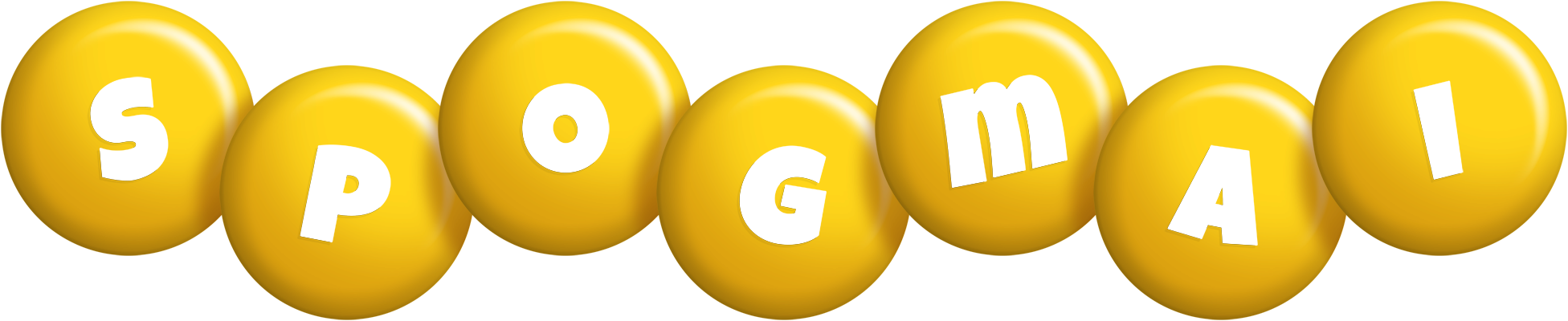 Spogmai candy-yellow logo