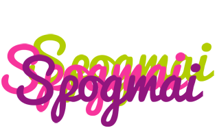 Spogmai flowers logo