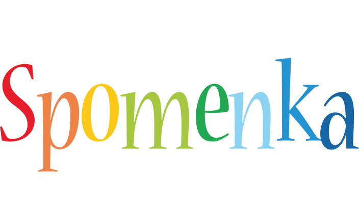 Spomenka birthday logo