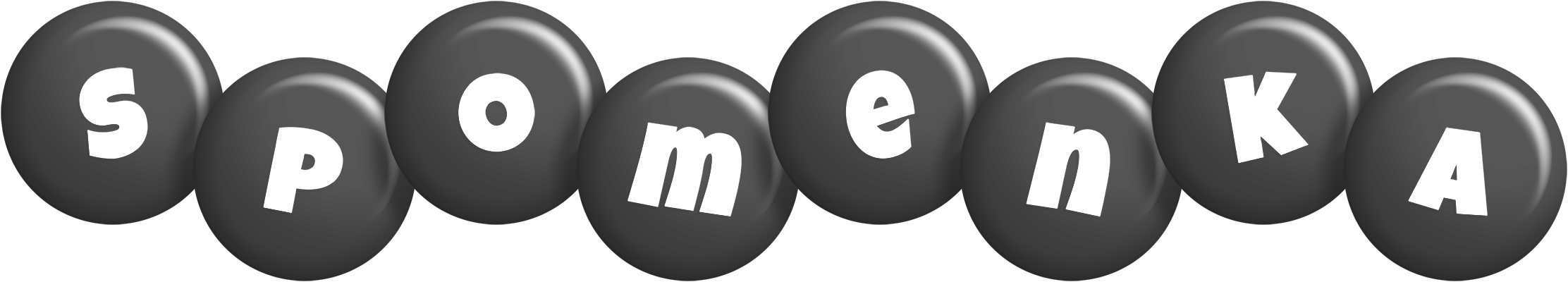 Spomenka candy-black logo