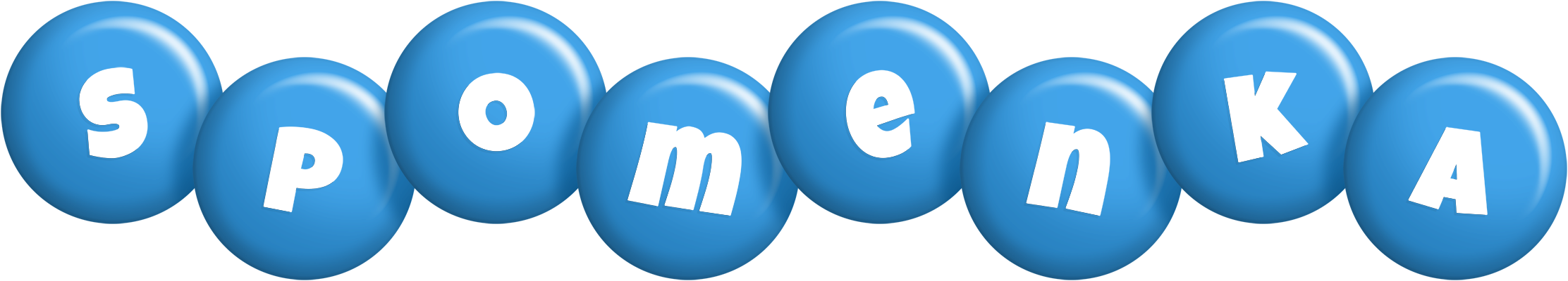Spomenka candy-blue logo