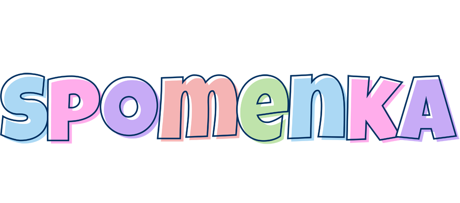 Spomenka pastel logo