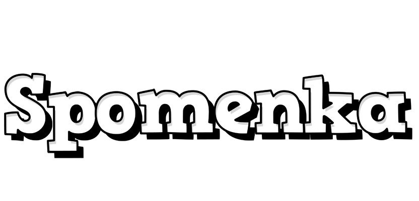 Spomenka snowing logo