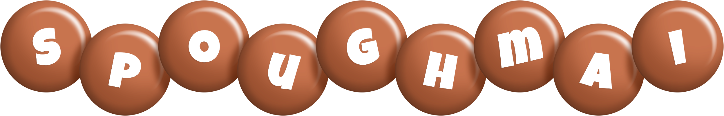 Spoughmai candy-brown logo