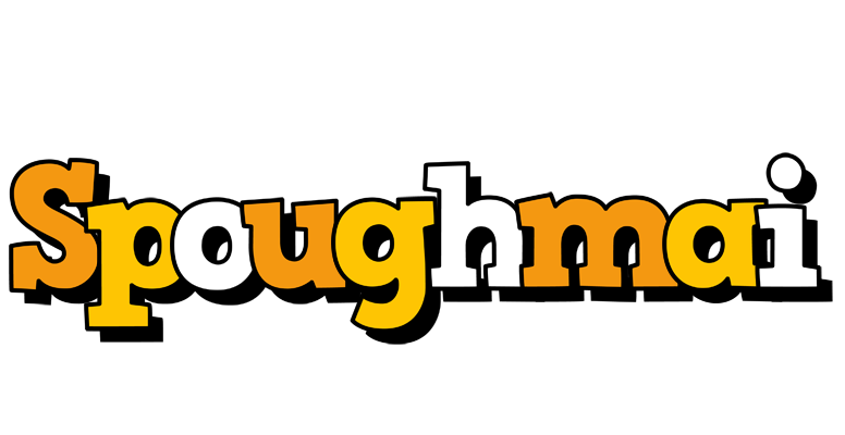 Spoughmai cartoon logo